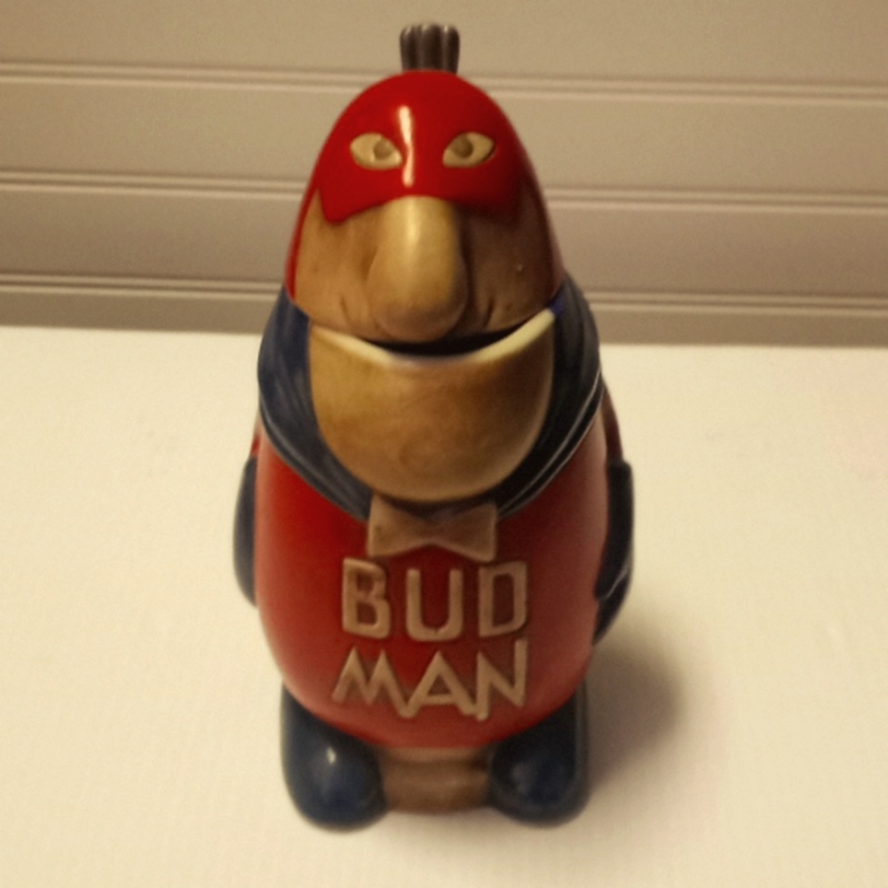 Vintage 1976 Bud Man Beer Stein.